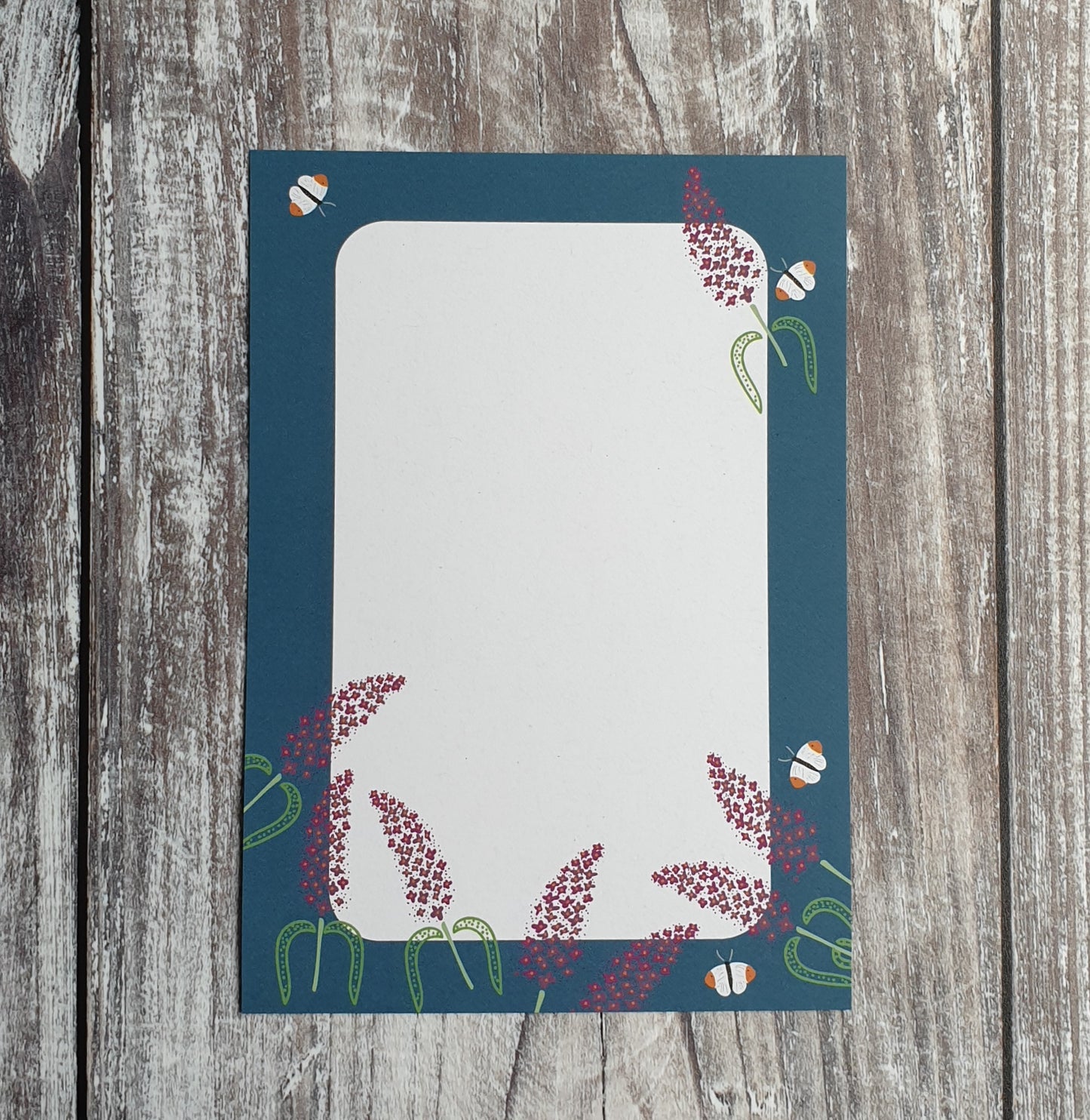 Buddleia and Daisies Gift Notes - Set of 4