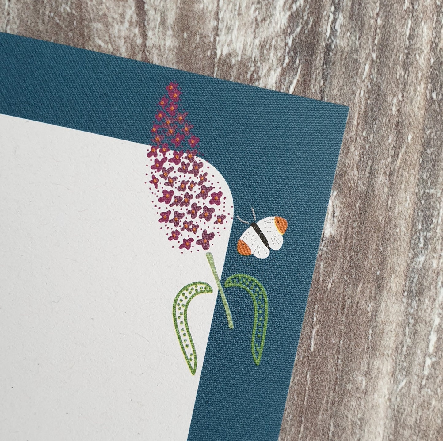 Buddleia and Daisies Gift Notes - Set of 4