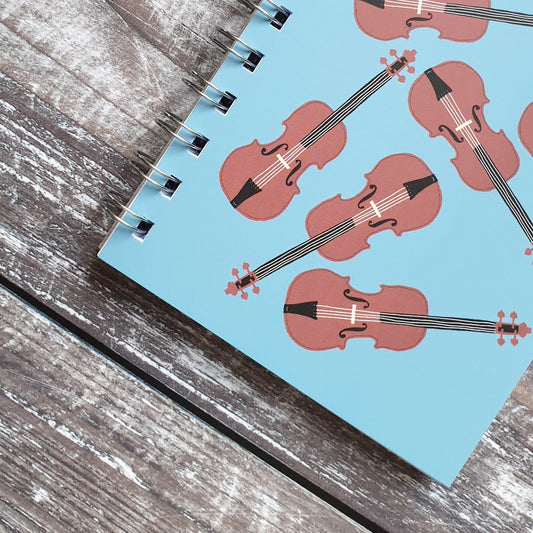 Massed Violins A6 Notebook