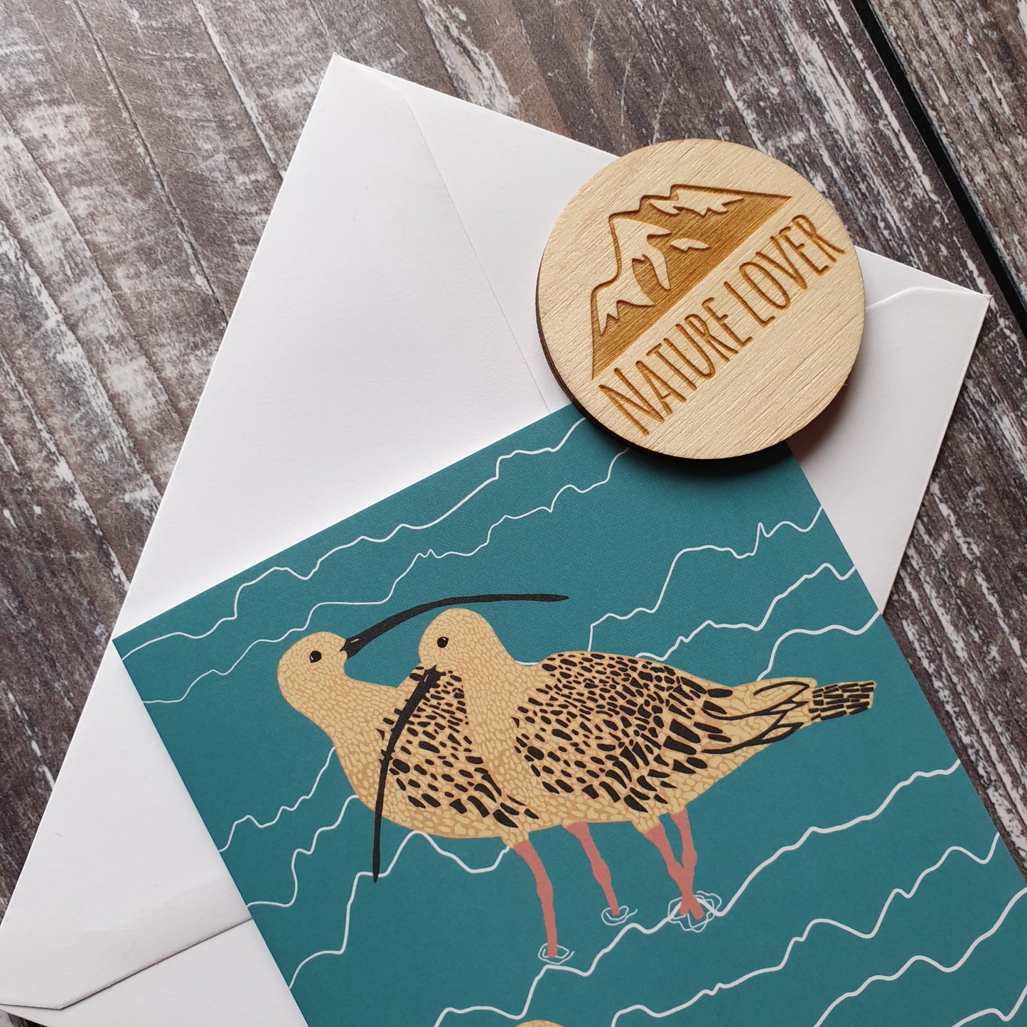 Curlew Family Greeting Card