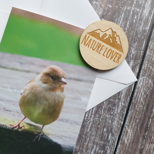 Chaffinch Photographic Greeting Card