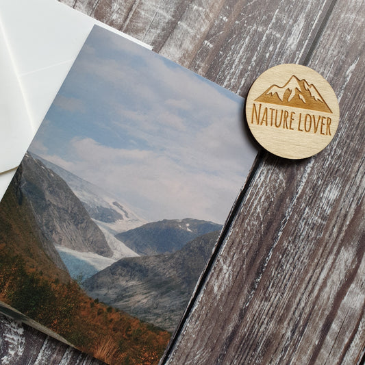 Jostedalsbreen Glacial Valley Photographic Greeting Card