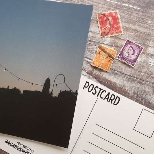 Bridgnorth Lights Photographic Postcard