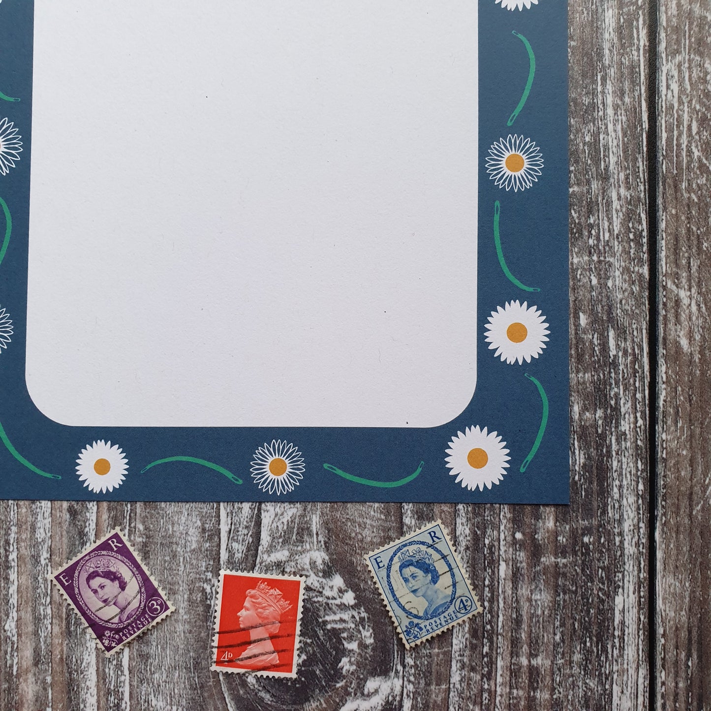 Buddleia and Daisy Writing Paper Set
