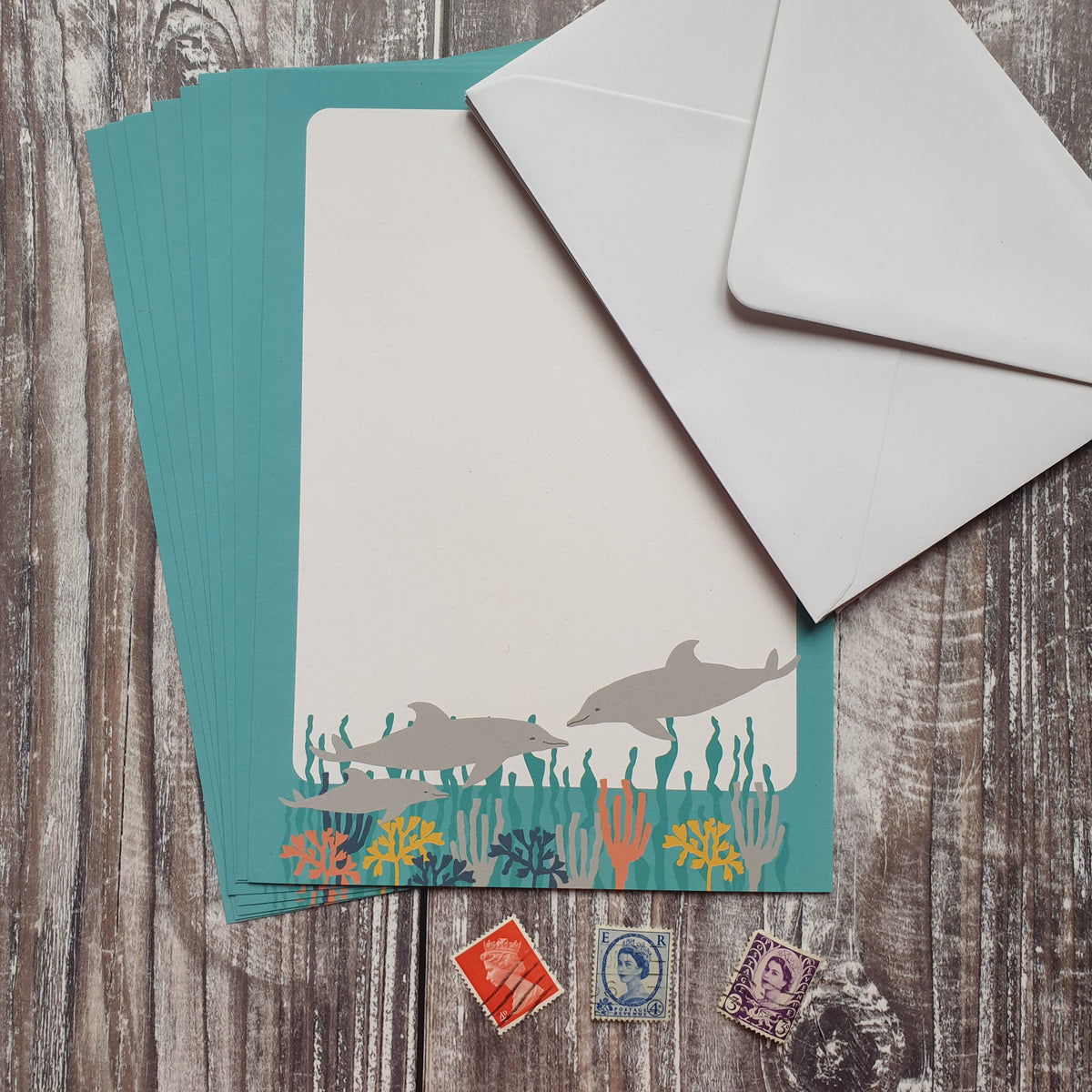 Cetaceans Writing Paper Set