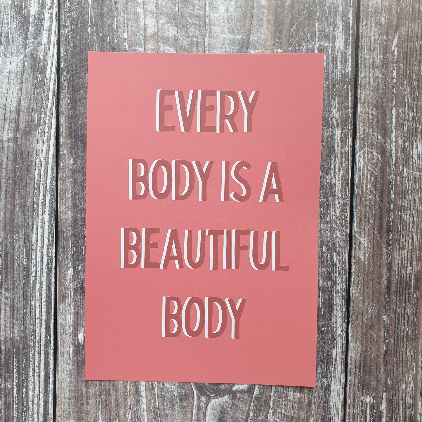Every Body is a Beautiful Body Art Print