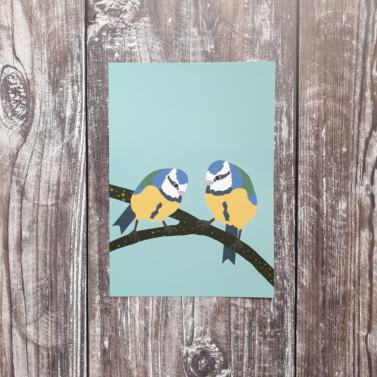 Bluetits Art Print