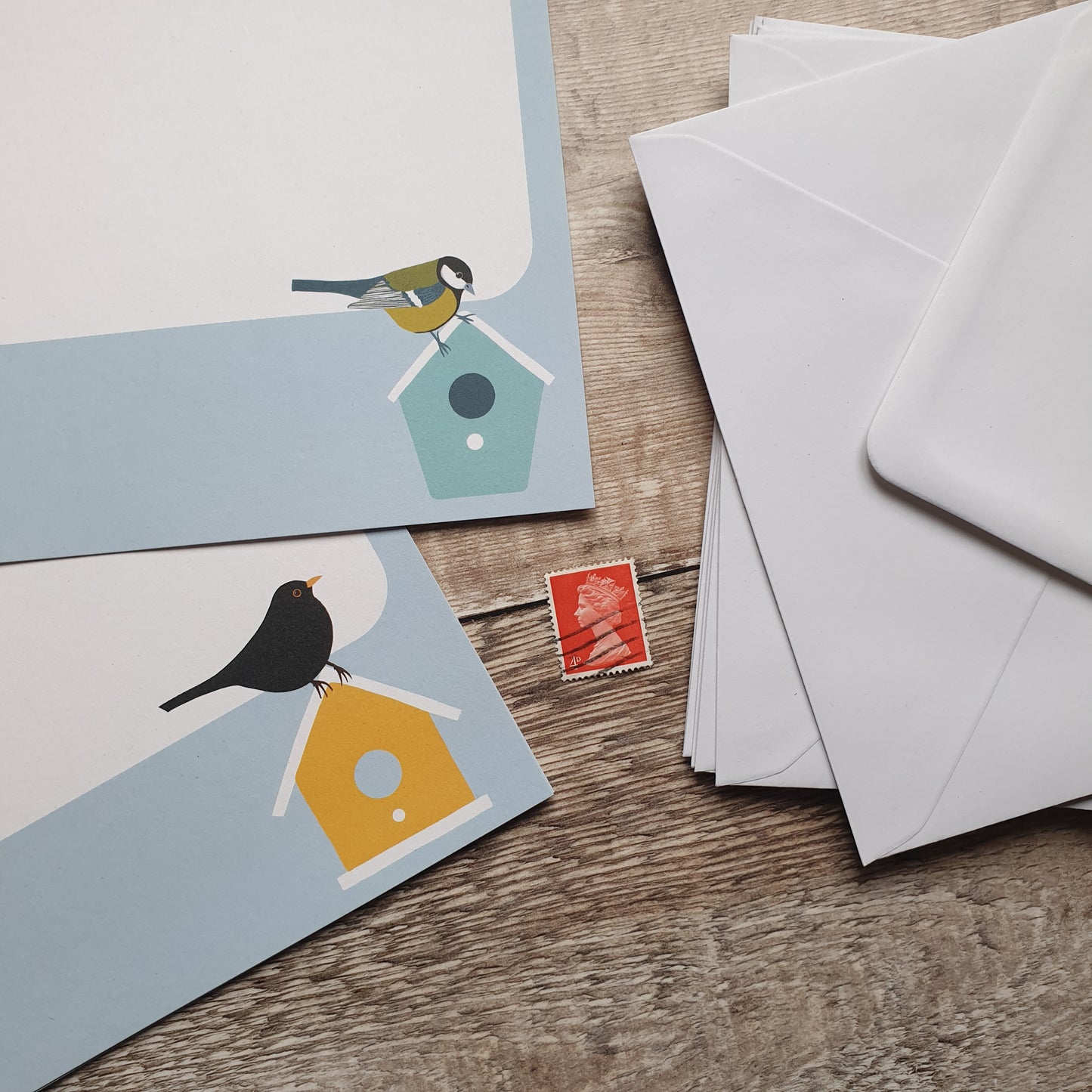 Birdboxes A5 Writing Paper Set