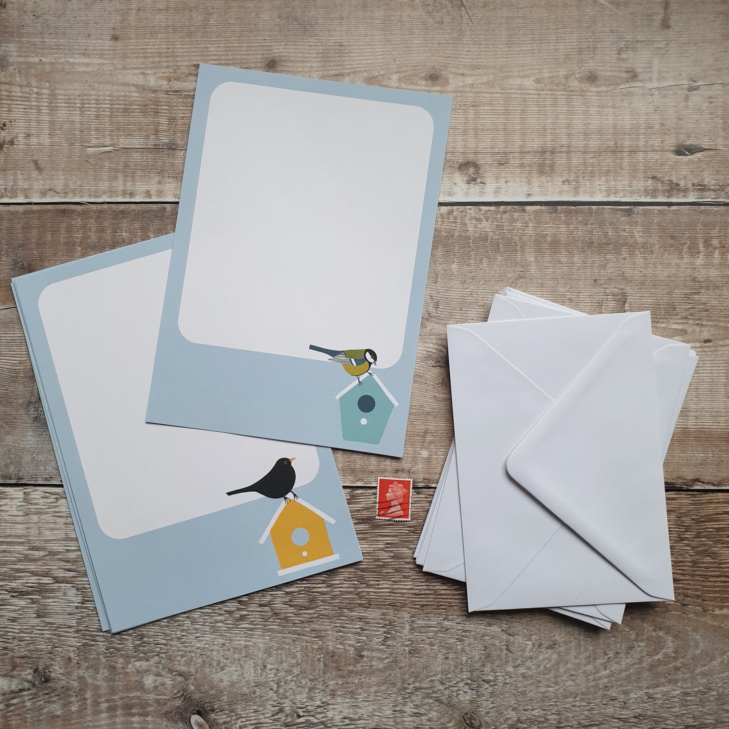 Birdboxes A5 Writing Paper Set
