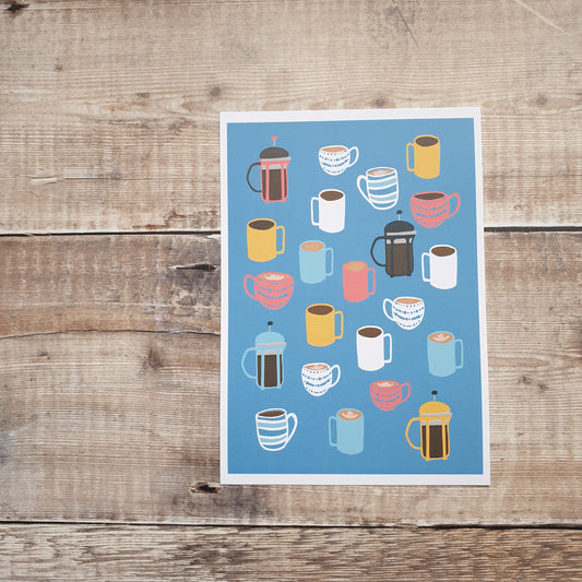 Coffee Mugs Art Print