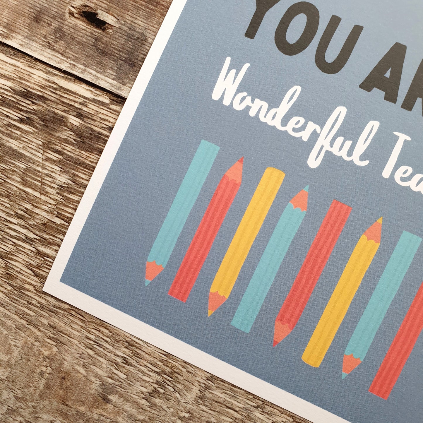 Wonderful Teacher Art Print