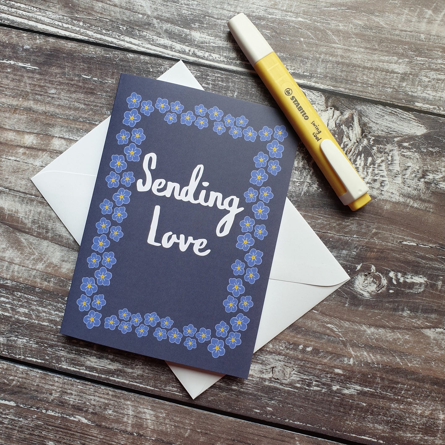 Sending Love Greeting Card