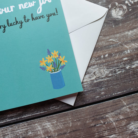 Good Luck At Your New Job Greetings Card