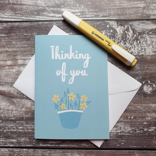Thinking Of You Greetings Card