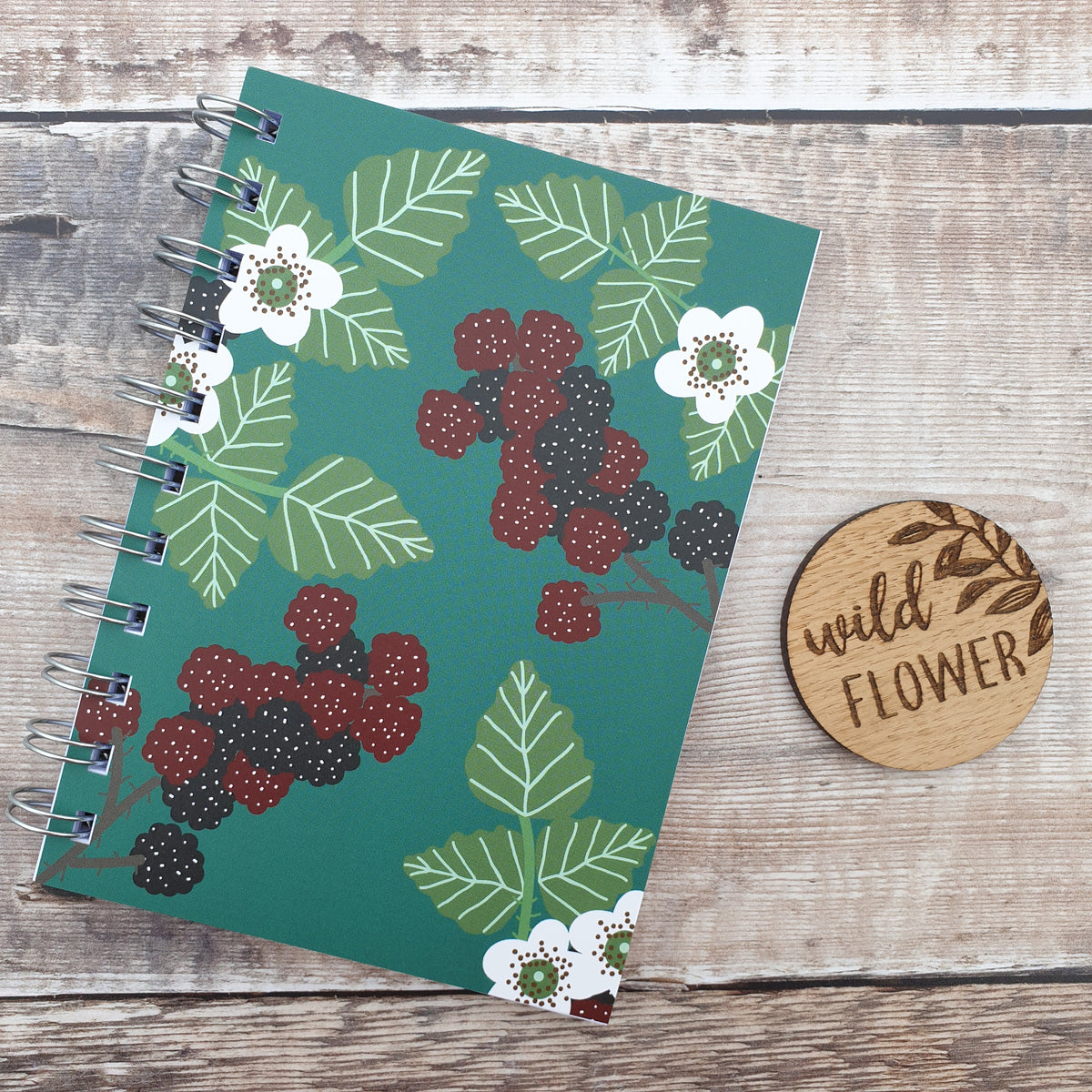 Brambles - Teal Notebooks