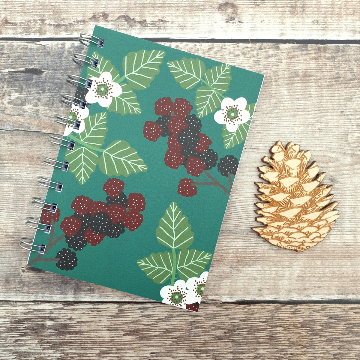 Brambles - Teal Notebooks