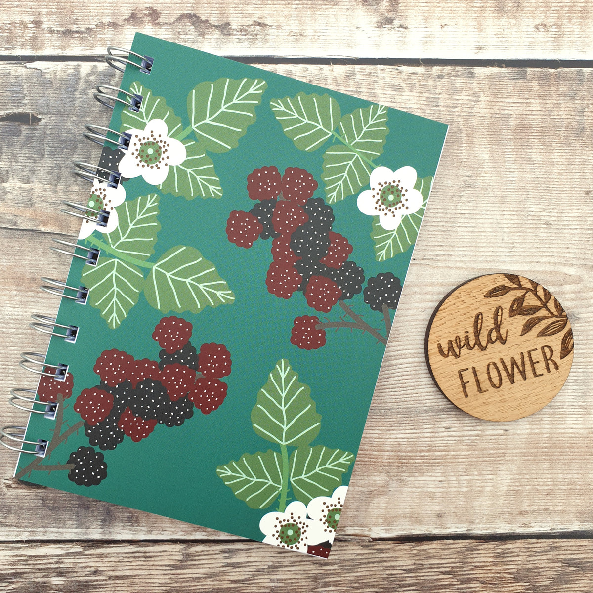 Brambles - Teal Notebooks