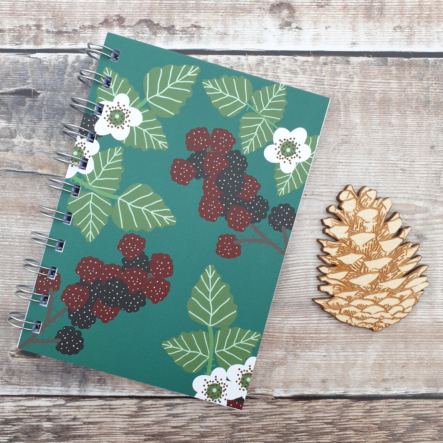 Brambles - Teal Notebooks