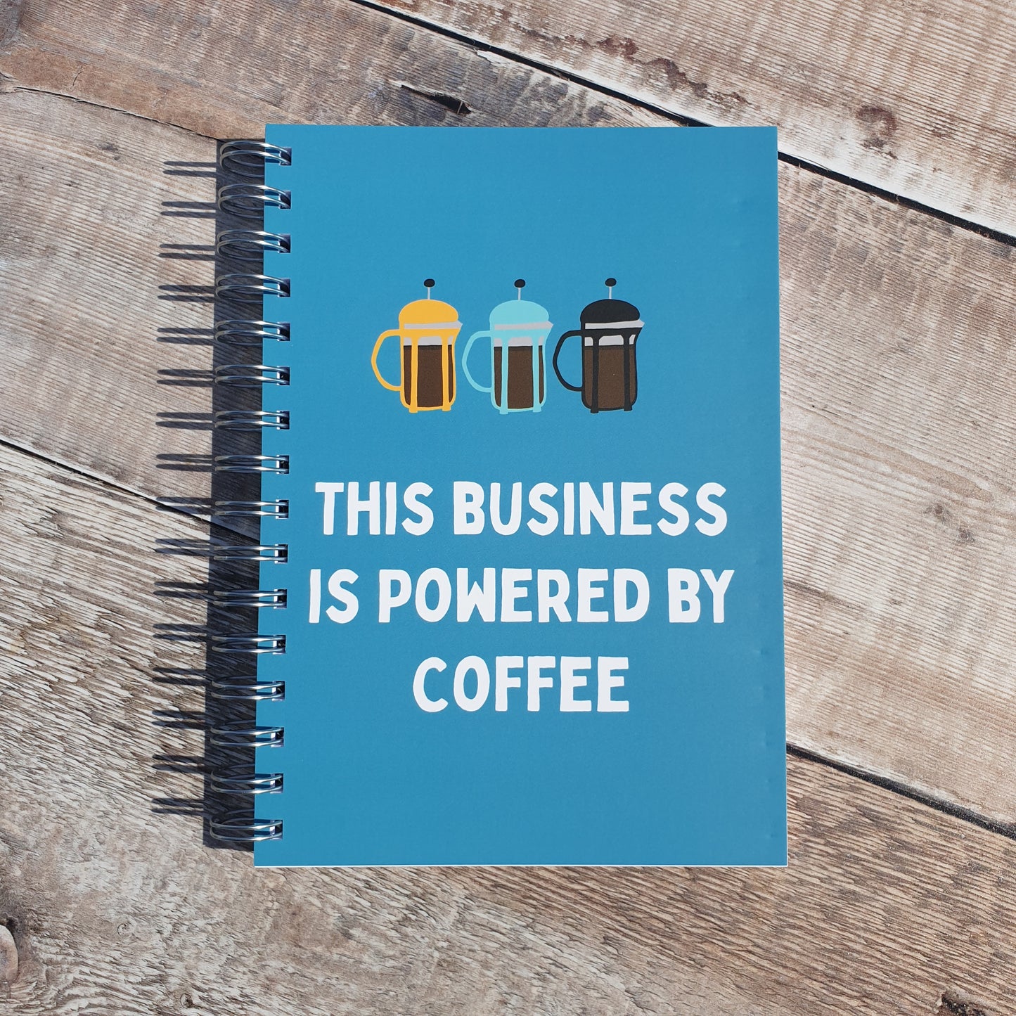 This Business is Powered by Coffee Notebooks