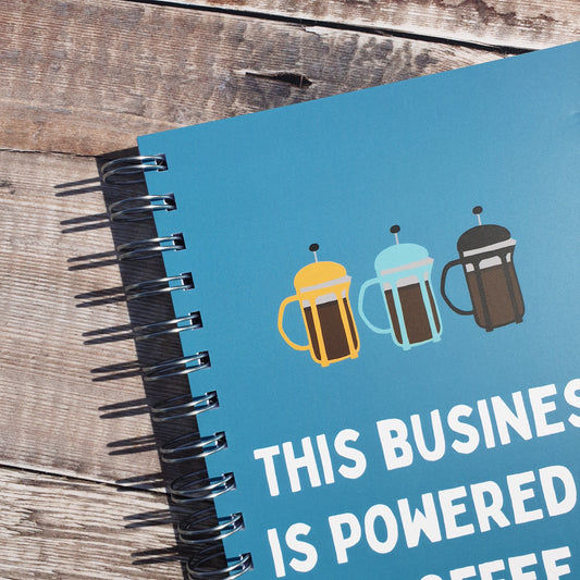 This Business is Powered by Coffee Notebooks
