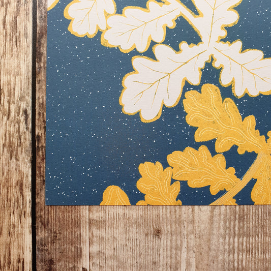 Oak Leaves Art Print