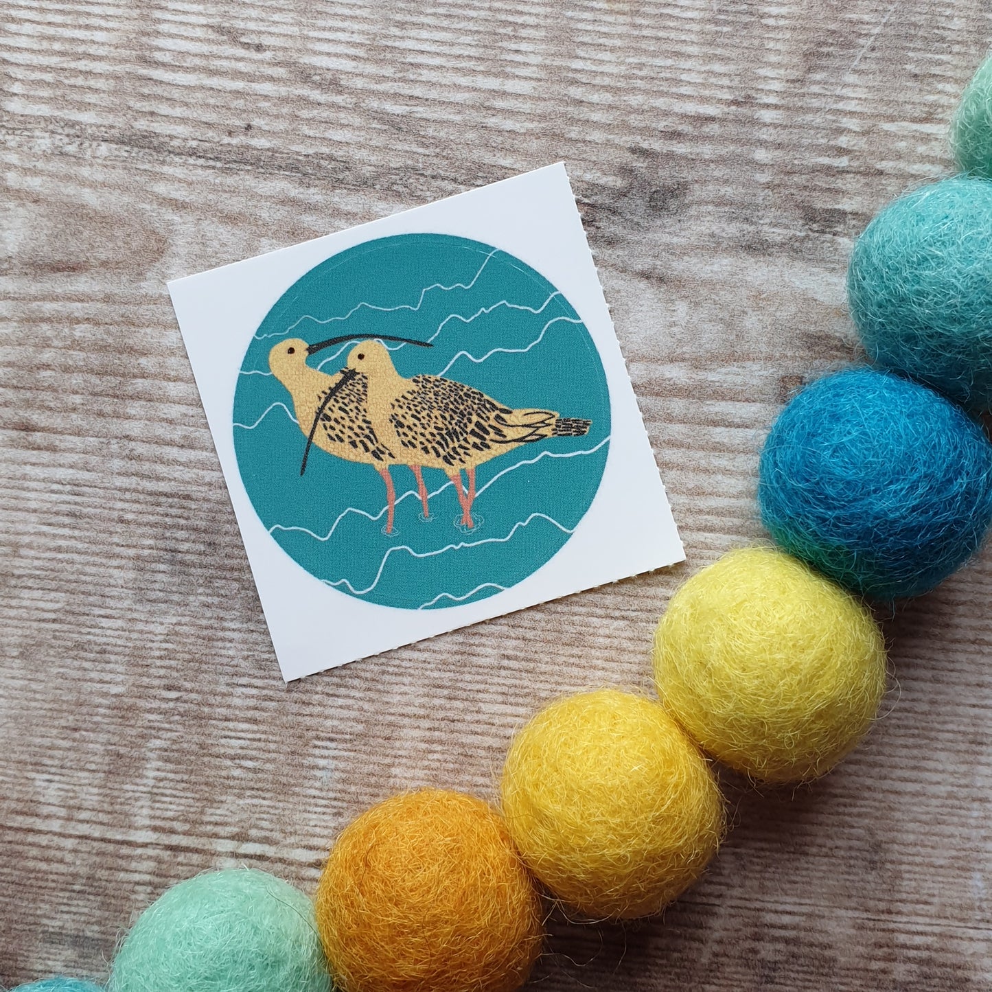 Curlews 38mm Vinyl Sticker