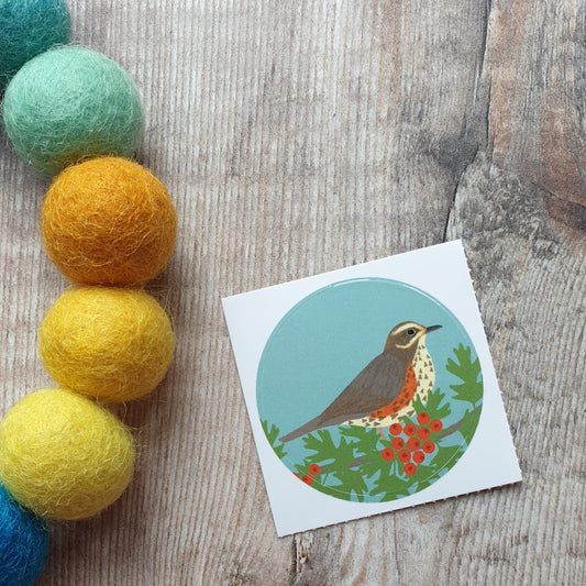 Redwing 38mm Vinyl Sticker