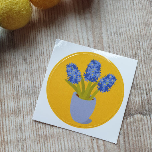 Hyacinth 38mm Vinyl Sticker