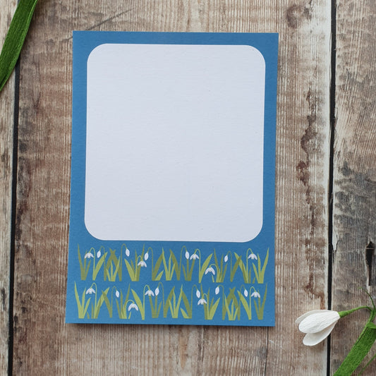 Snowdrops, Primulas and Spring Bulbs Mini Note Writing Set