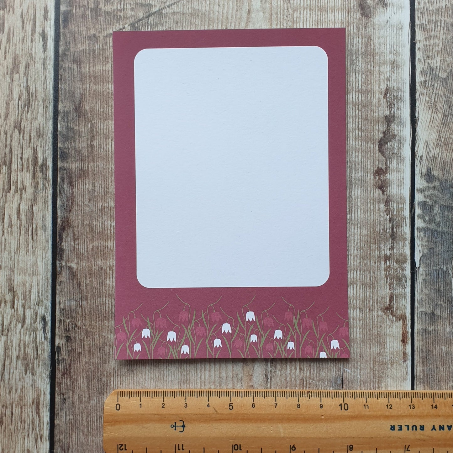 Periwinkle and Snakeshead Fritillary Gift Notes - Set of 4
