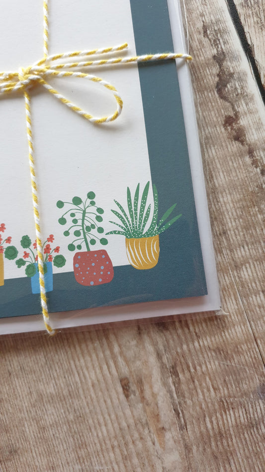 Houseplants Mini Notes Writing Set