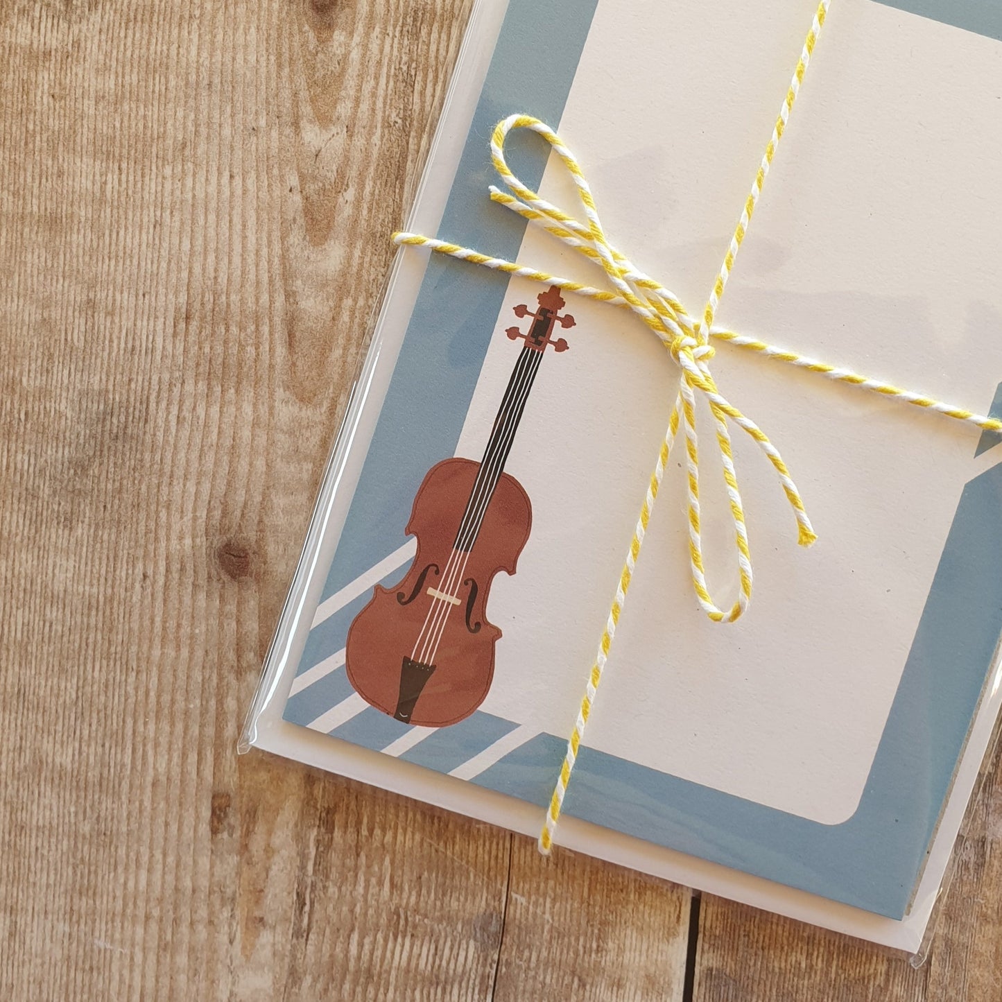 Guitar and Violin Mini Note Writing Set