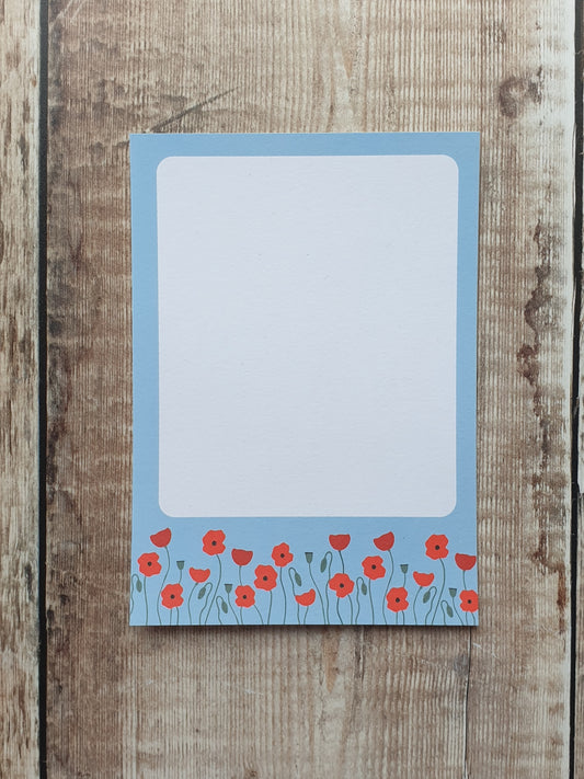 Poppies, Oxeye Daisies and Rudbeckias Gift Notes - Set of 4