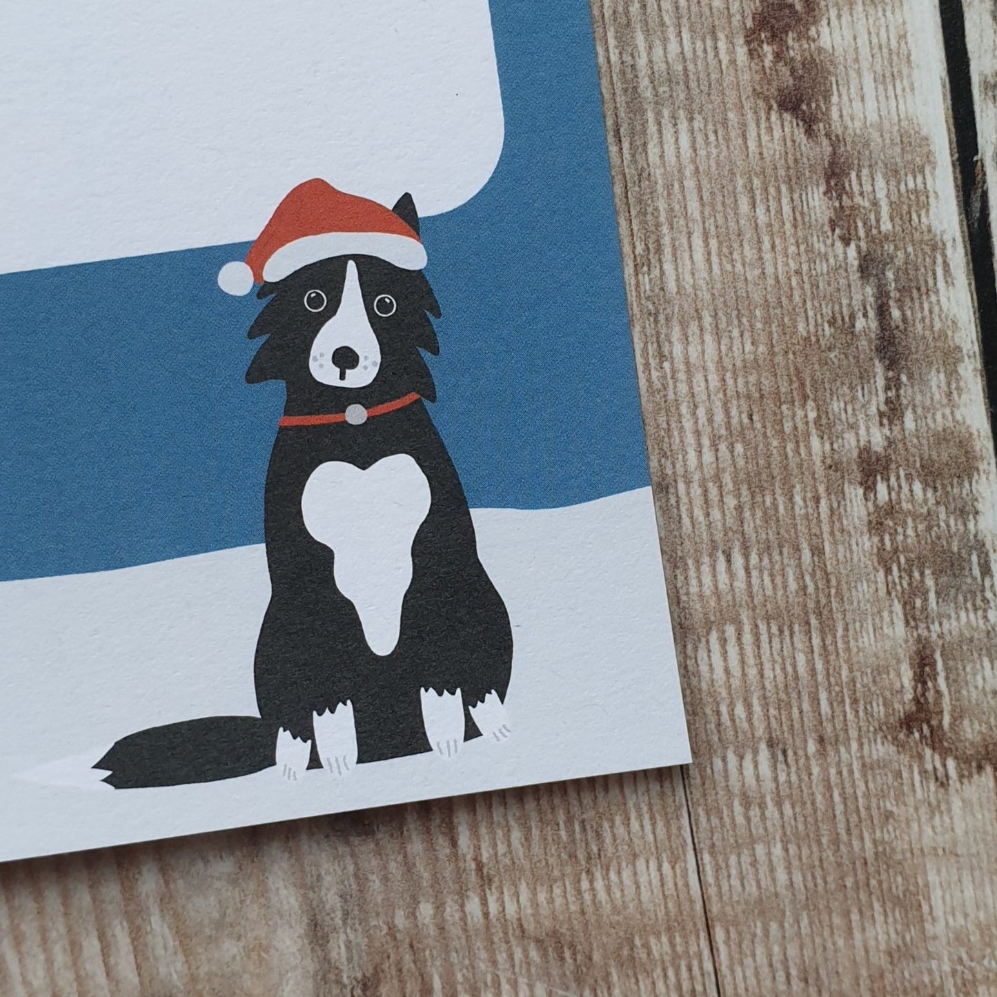Christmas Collie Mini Note Writing Paper Set