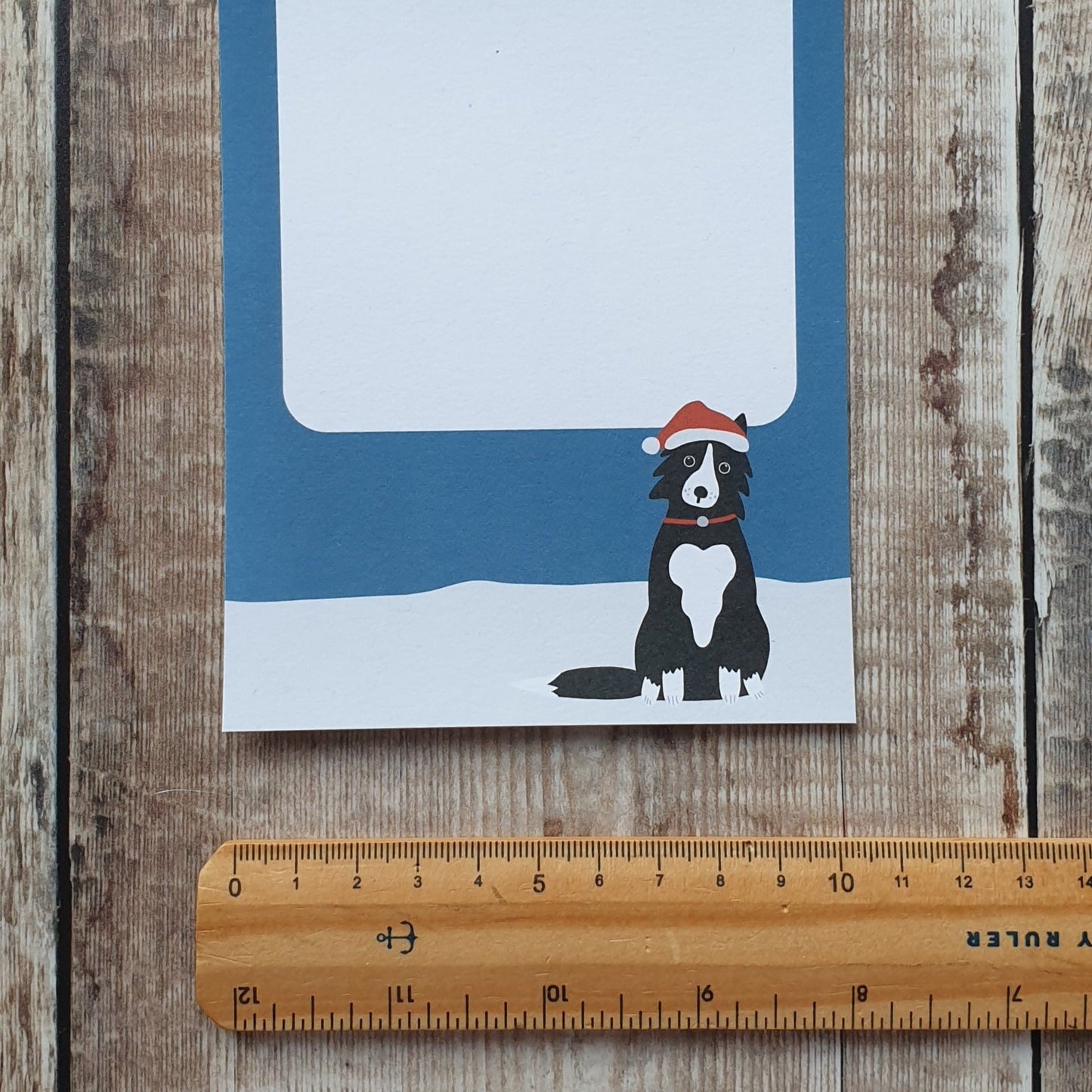 Christmas Collie Mini Note Writing Paper Set