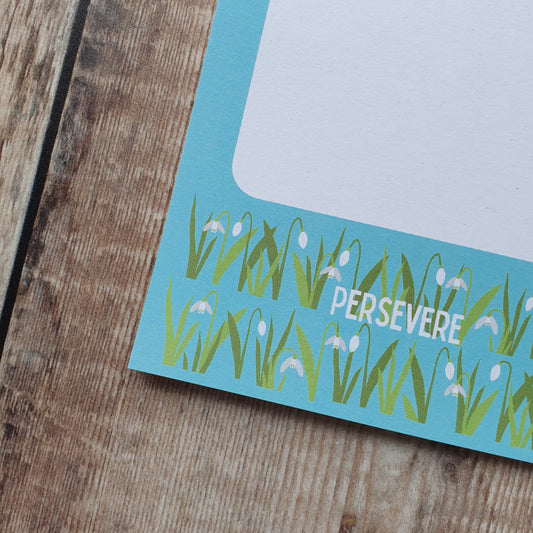 Persevere and Each Dawn Gift Notes - Set of 4