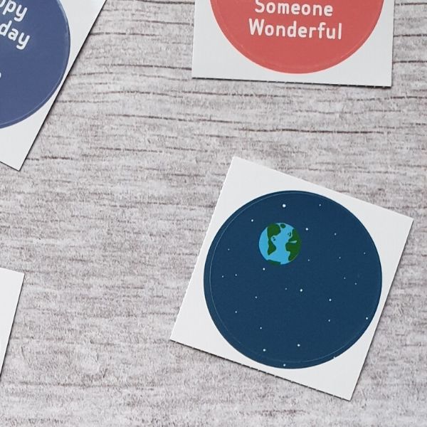 Blue Planet 38mm Vinyl Sticker