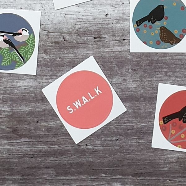 S.W.A.L.K 38mm Vinyl Sticker