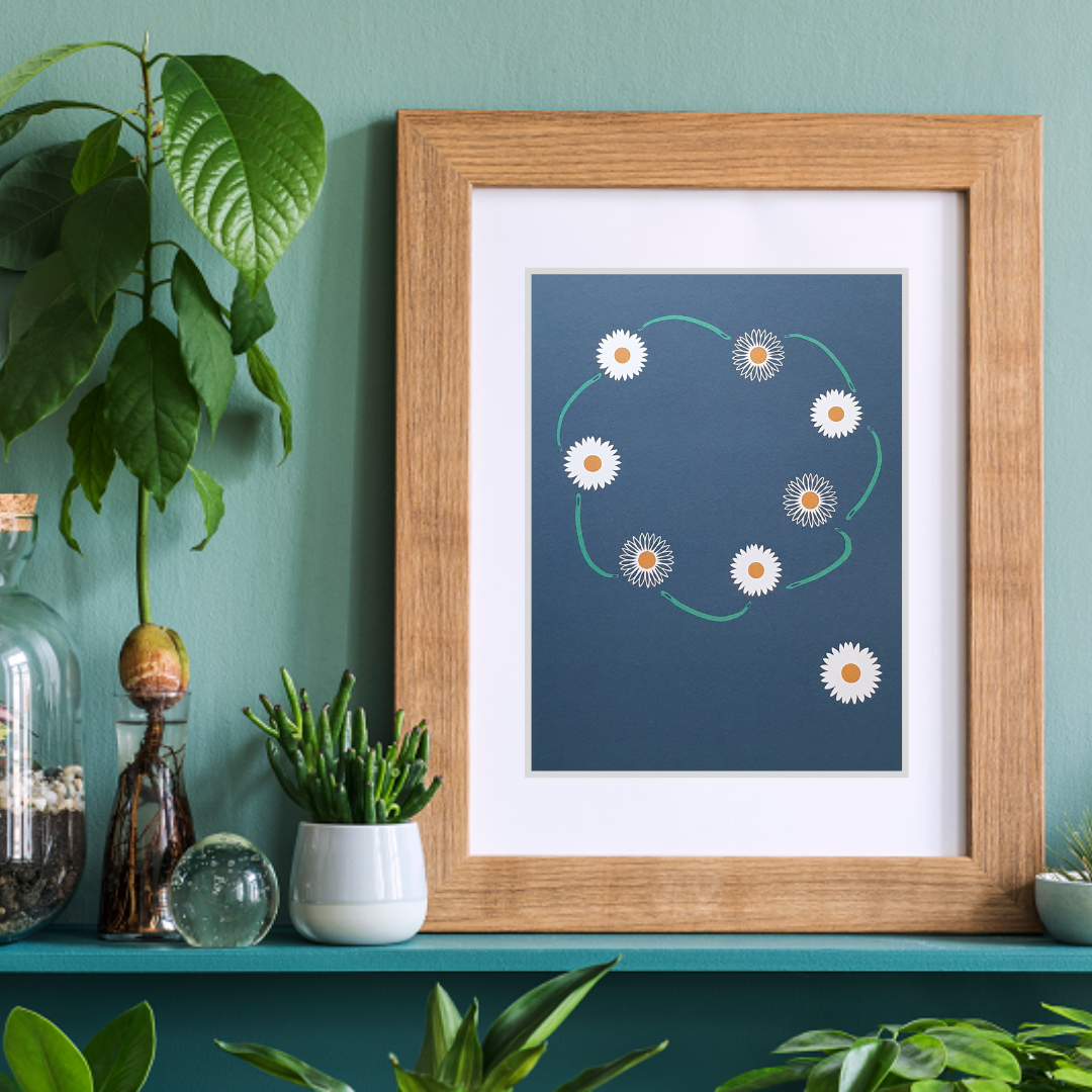 Daisy Chain Art Print