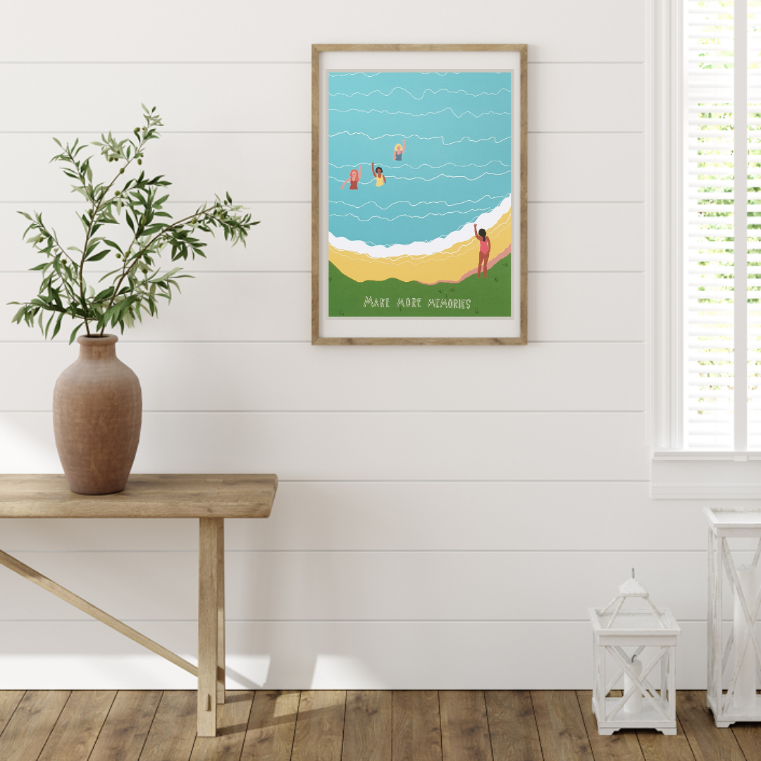 Make More Memories Art Print