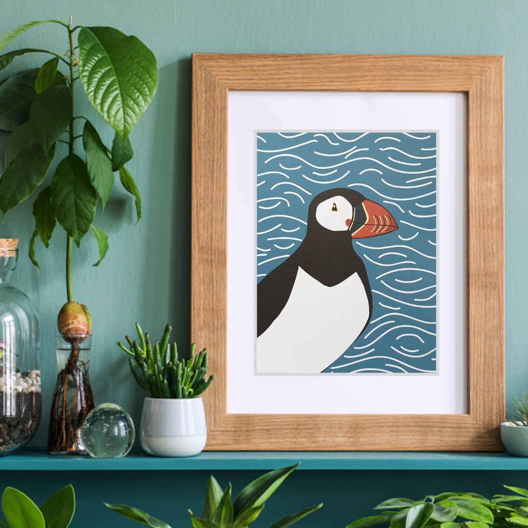 Puffin Art Print