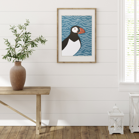 Puffin Art Print