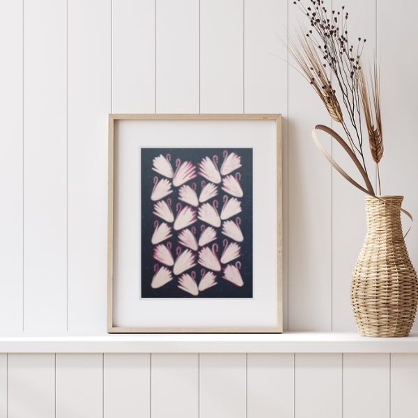 White Swans Art Print