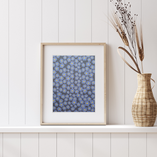 Forget me not Art Print