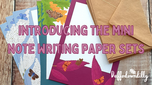 Introducing the mini note writing paper sets