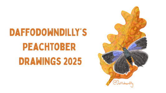 Daffodowndilly's Peachtober Drawings 2025
