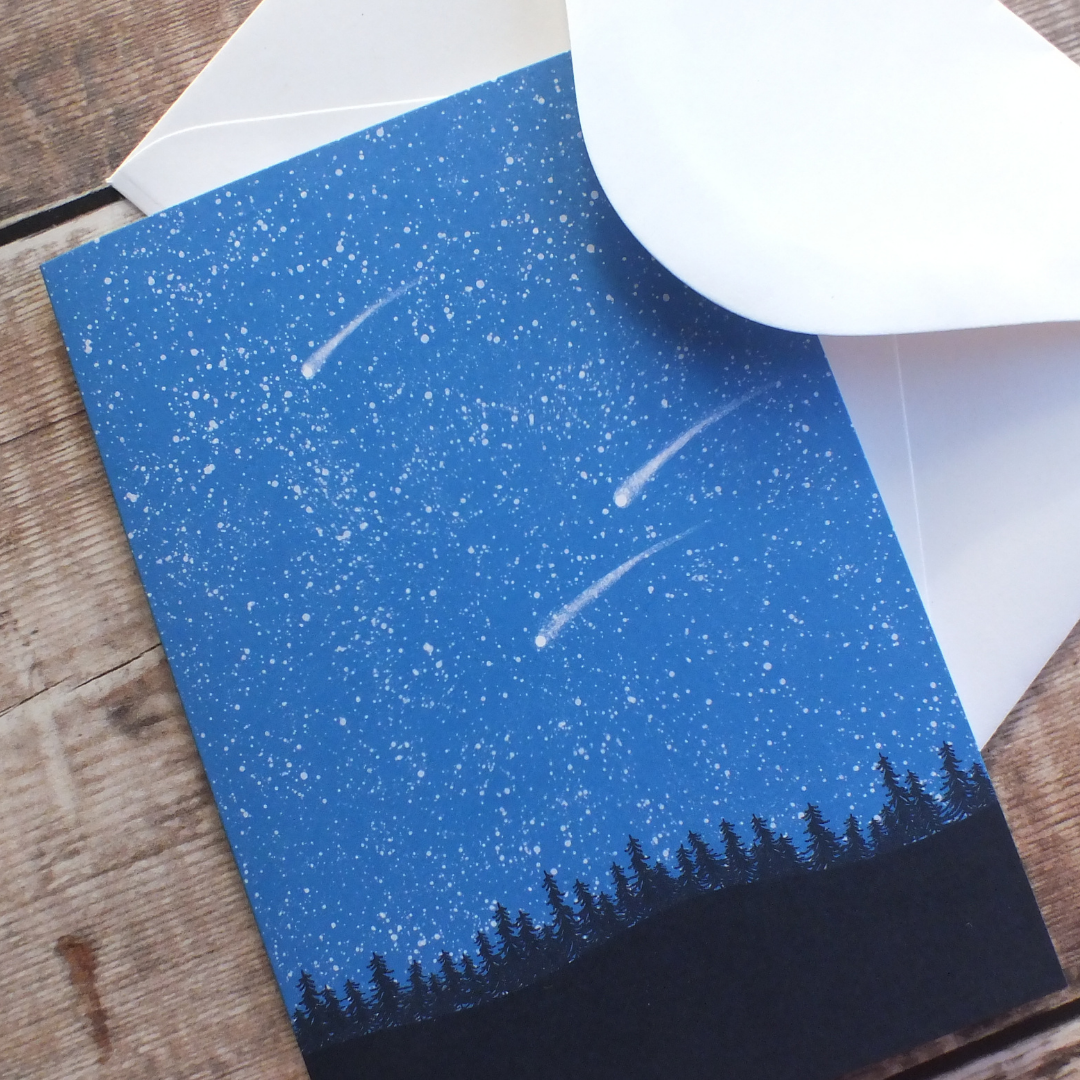 Starry Skies Christmas Card