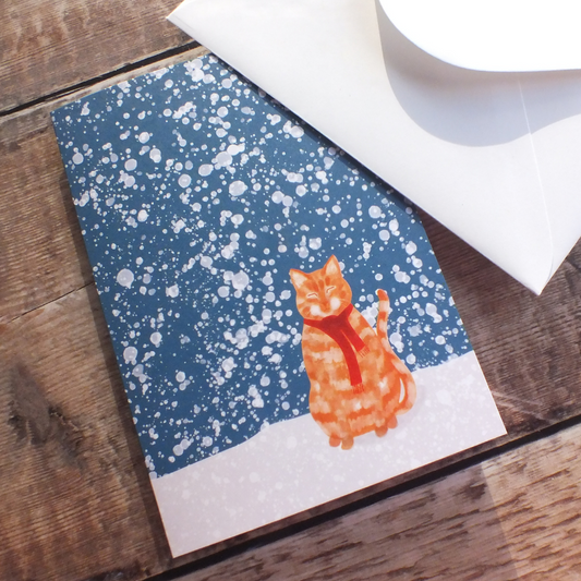 Christmas Card Set - 4 cards and envelopes