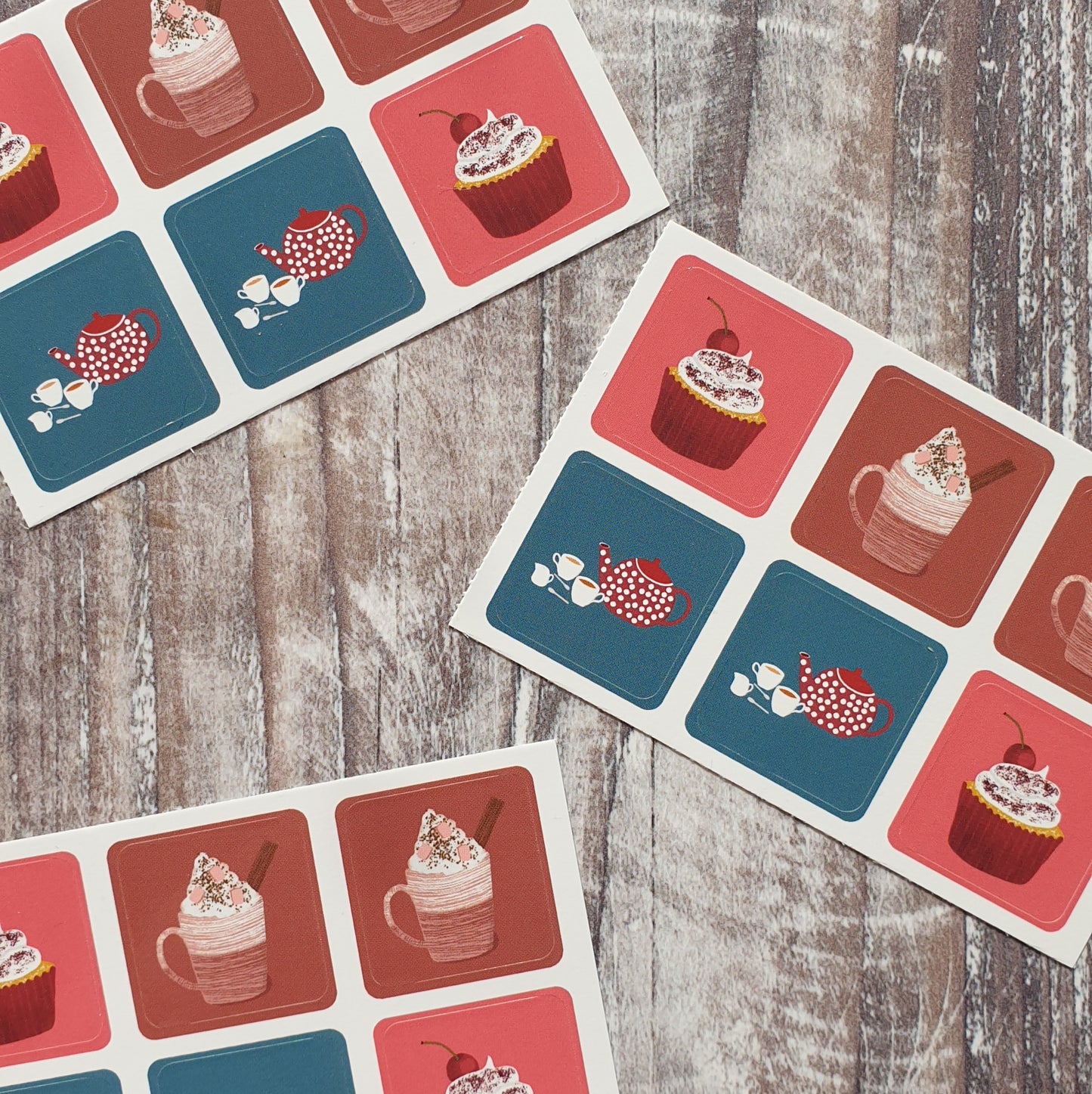 Delicious Envelope Stickers - Set of 6