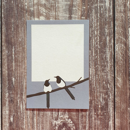 Crow and Magpie Gift Notes - Set of 4